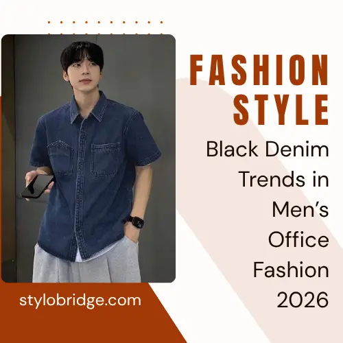 Black Denim Trends in Men’s Office Fashion 2026