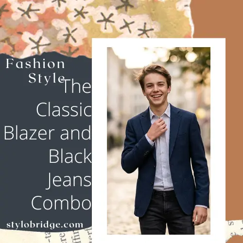 The Classic Blazer and Black Jeans Combo