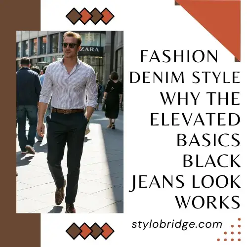 Why the Elevated Basics Black Jeans Look Works