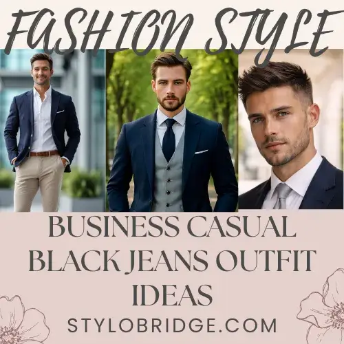 Business Casual Black Jeans Outfit Ideas