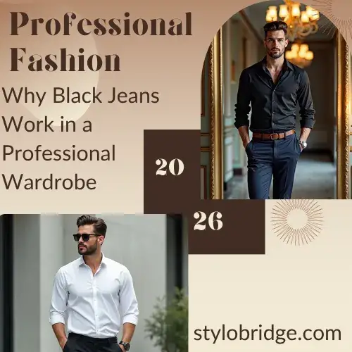 Why Black Jeans Work in a Professional Wardrobe